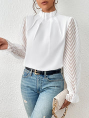 Ruby | Charming blouse White Dames Tops Kopen