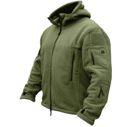 Men's Fleece Windbreaker Jacket Green Jackets