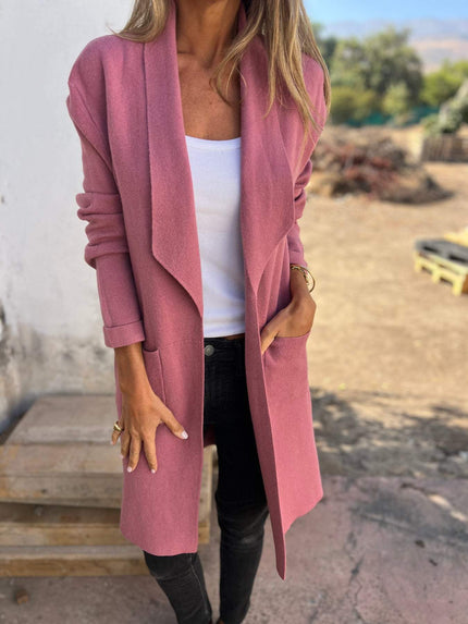 Lena | Soft Knit Cardigan Pink Cardigans