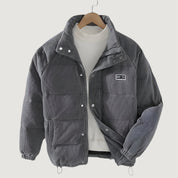 Classic Corduroy Jacket Grey Men > Coats > Jacket