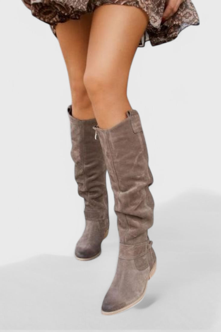 Celine Retro-Inspired High Boots Boots