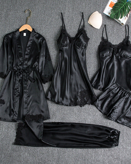 Kiera | Luxurious Pyjama Set Black