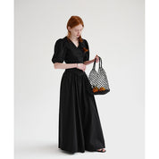 Emmeline™ | Summer Black Lady Suit Dresses