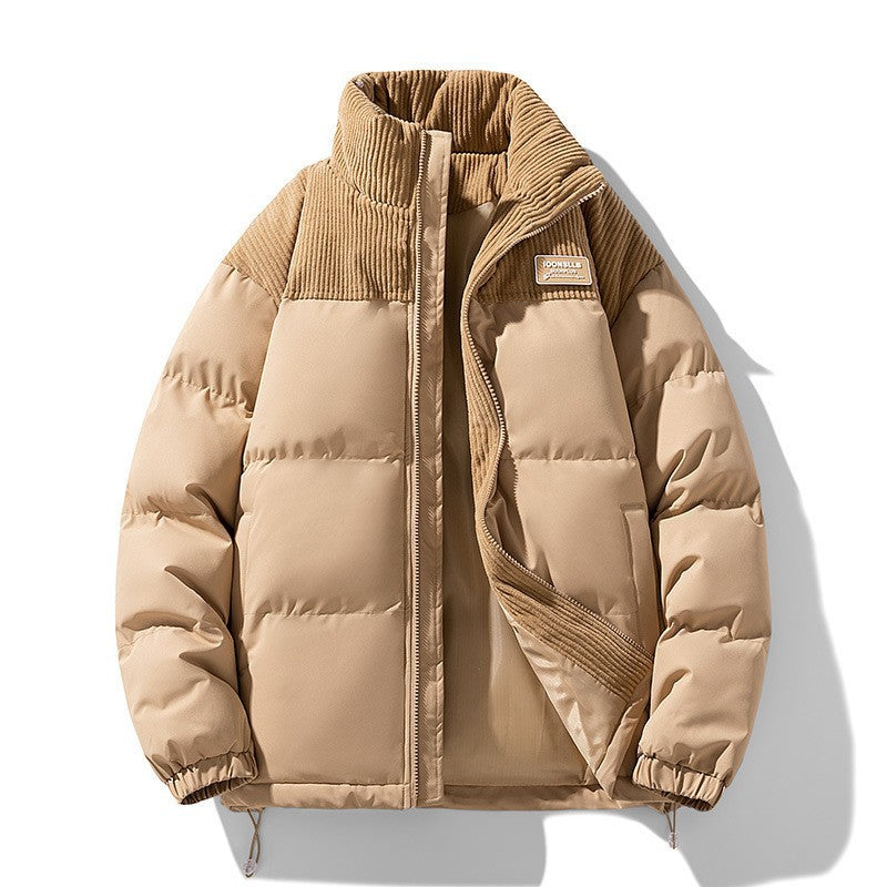 Wide Wale Corduroy Quilted Jacket Walnut Puffer Jacket