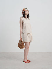 Vesper | High Waist A-line Wide Leg Shorts