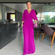Elegant Eloise Maxi Dress Rose Red Dresses