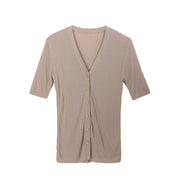 Zuri™ | Ice Silk Knitted Cardigan Blouse Blouse