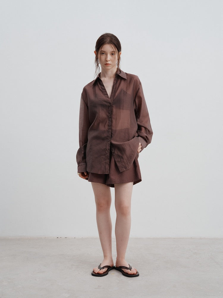 Serena | Summer Thin Longsleeves Blouse