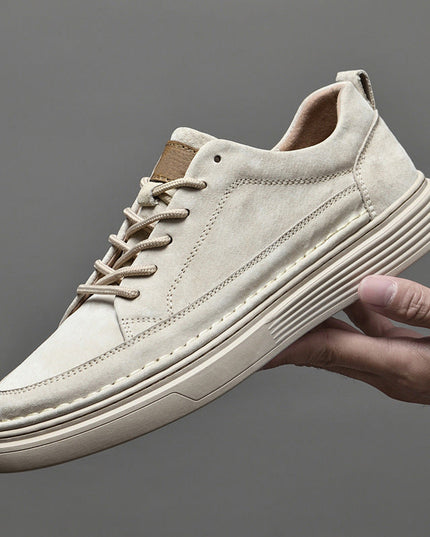 NAVARRO LEATHER SHOES White