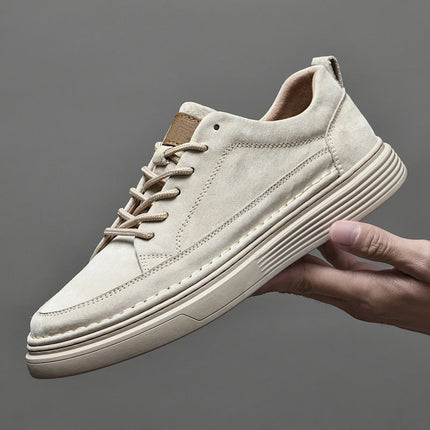 Navarro Leather Shoes White Men Shoes