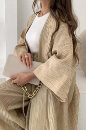 Ramona | Relaxed Set of Cardigan and Pants Khaki
