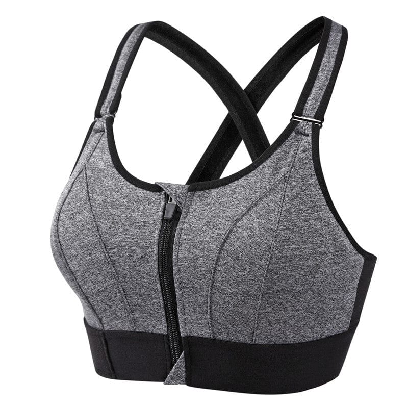 Comfort Support Sports Bra Gray Bra
