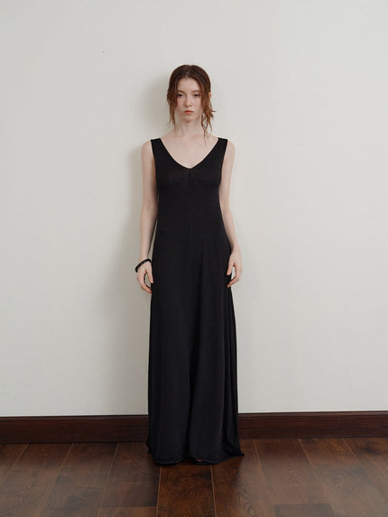Keira™ | Slimming Backless Long Dress black Dresses