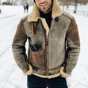 Premium Leather Jacket Grey Leather Jacket