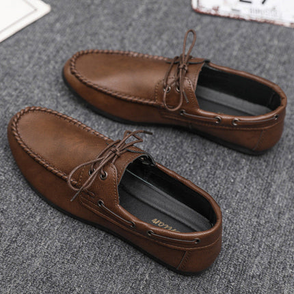 Liam | Comfortable Casual Leather Shoes Brown Shoes