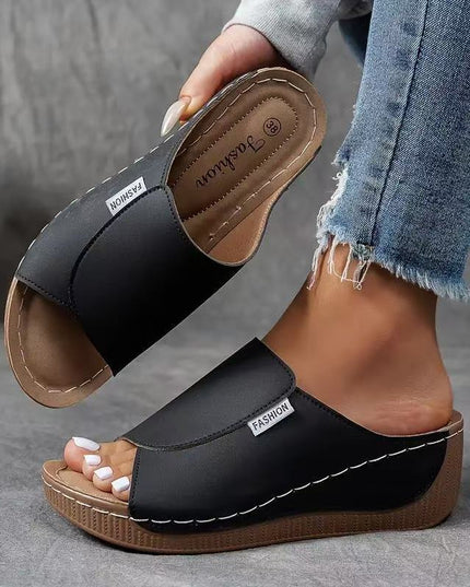 Carmen | Orthopaedic Pain Relief Shoes Black Sandals
