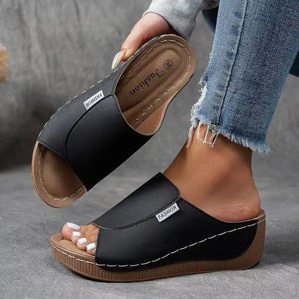 Carmen | Orthopaedic Pain Relief Shoes Black Sandals