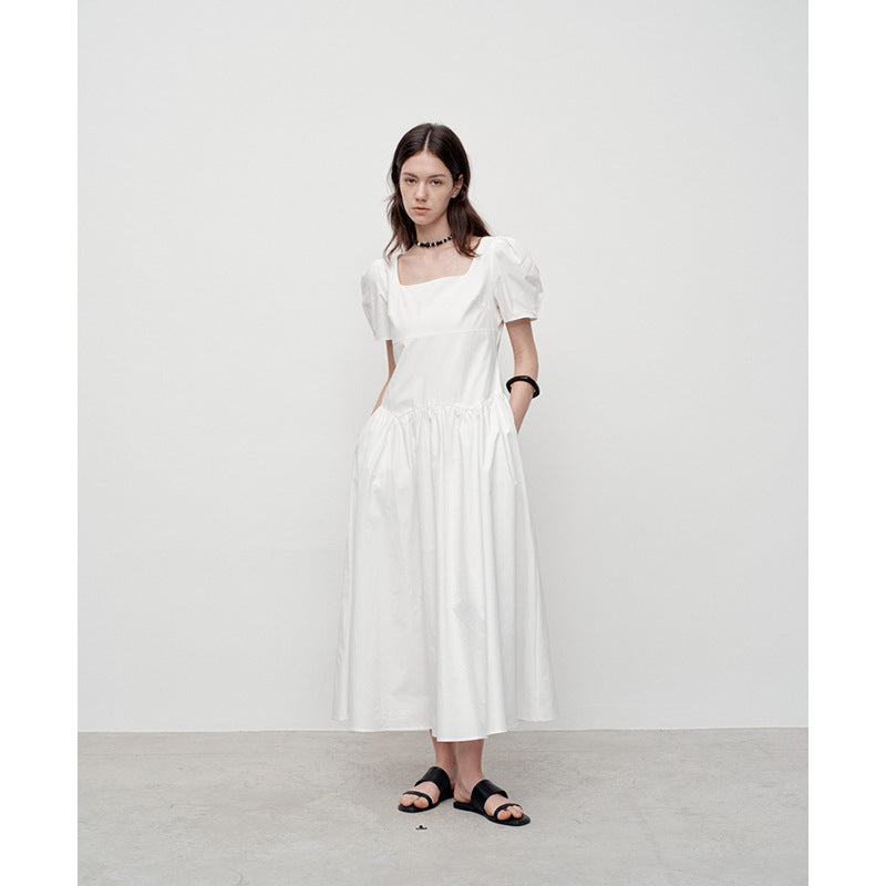 Astrid™ | Puff Sleeve Square Neck Dress Dresses