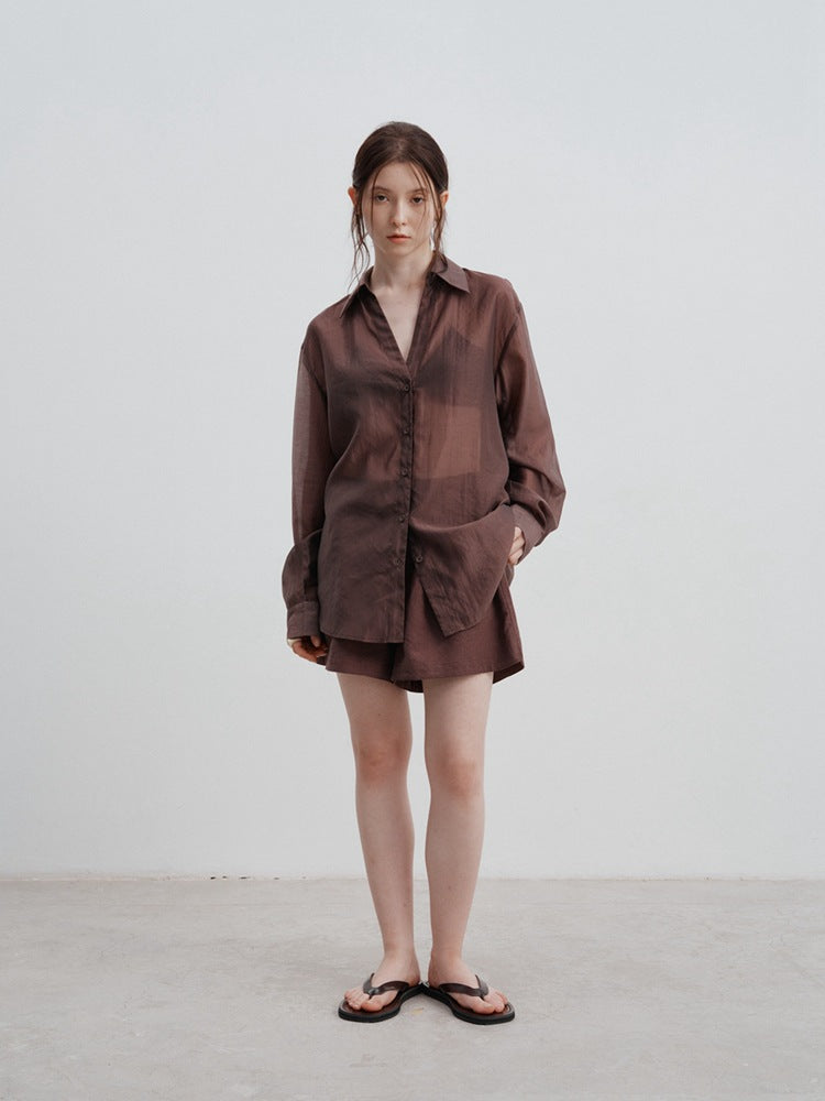 Vesper | High Waist A-line Wide Leg Shorts