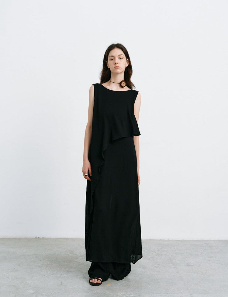 Cassia™ | Temperament Sleeveless Long Dress Dresses