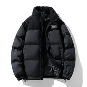 Wide Wale Corduroy Quilted Jacket Black Puffer Jacket