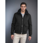 Jason | Casual Zip-Up Jacket Black