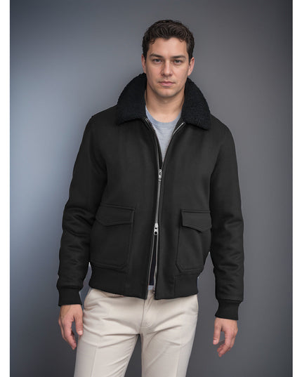 Jason | Casual Zip-Up Jacket Black