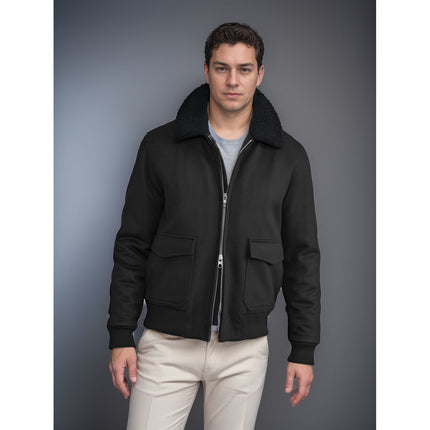 Jason | Casual Zip-Up Jacket Black
