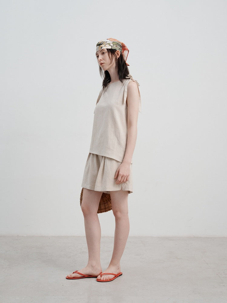 Vesper | High Waist A-line Wide Leg Shorts