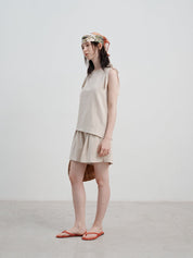 Vesper | High Waist A-line Wide Leg Shorts