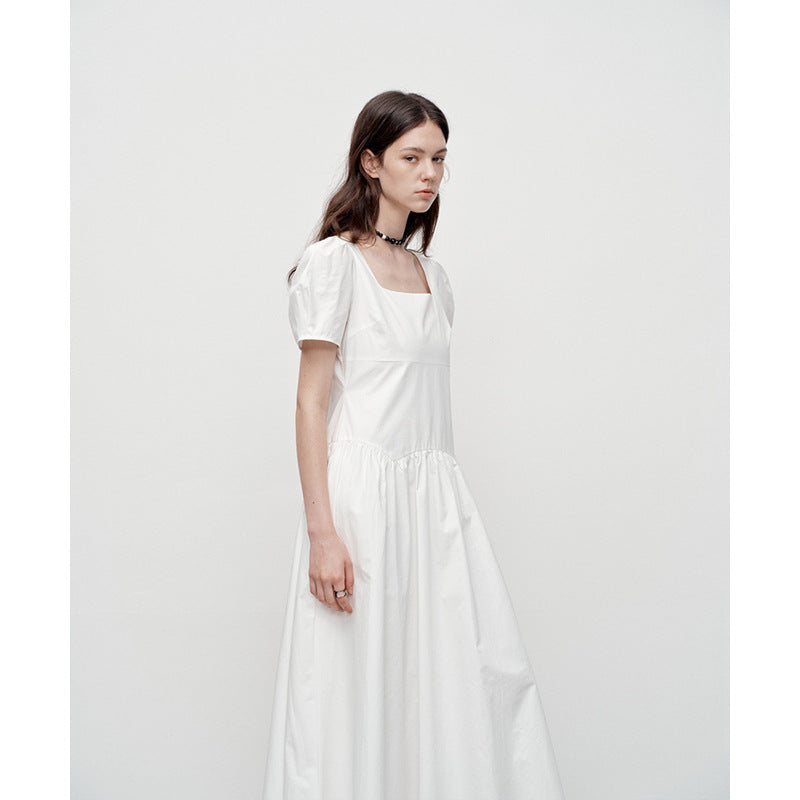 Astrid™ | Puff Sleeve Square Neck Dress Dresses