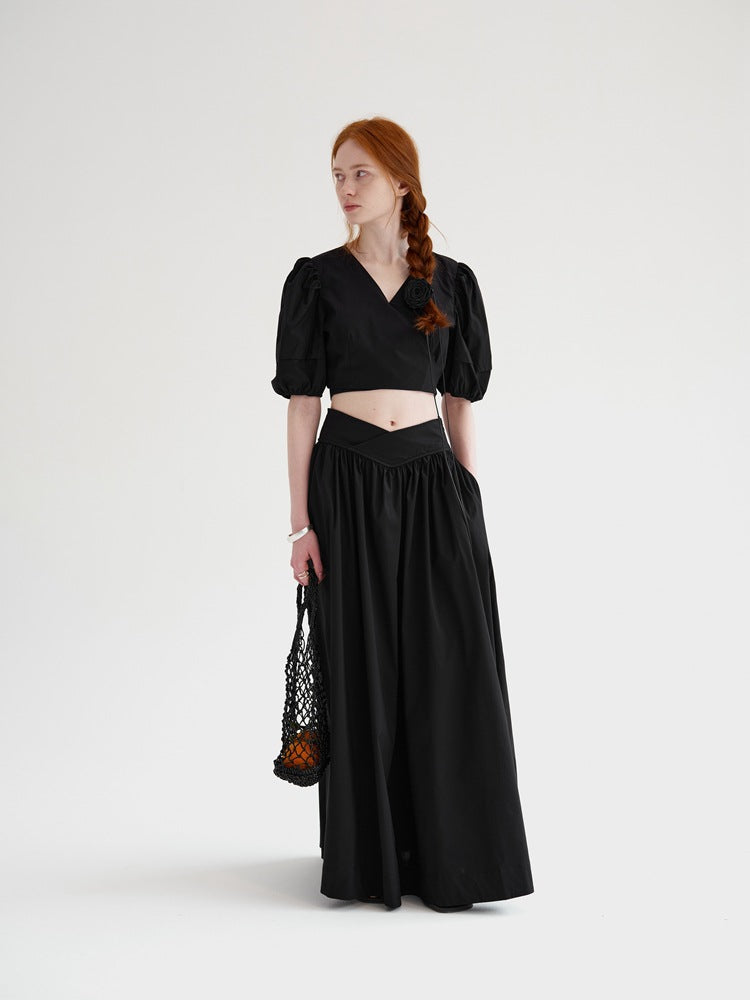 Emmeline™ | Summer Black Lady Suit Dresses