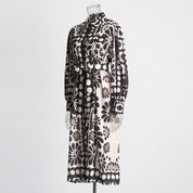 Tatiana™ | Printed Lace-up Waist-Cinching Dress Dress
