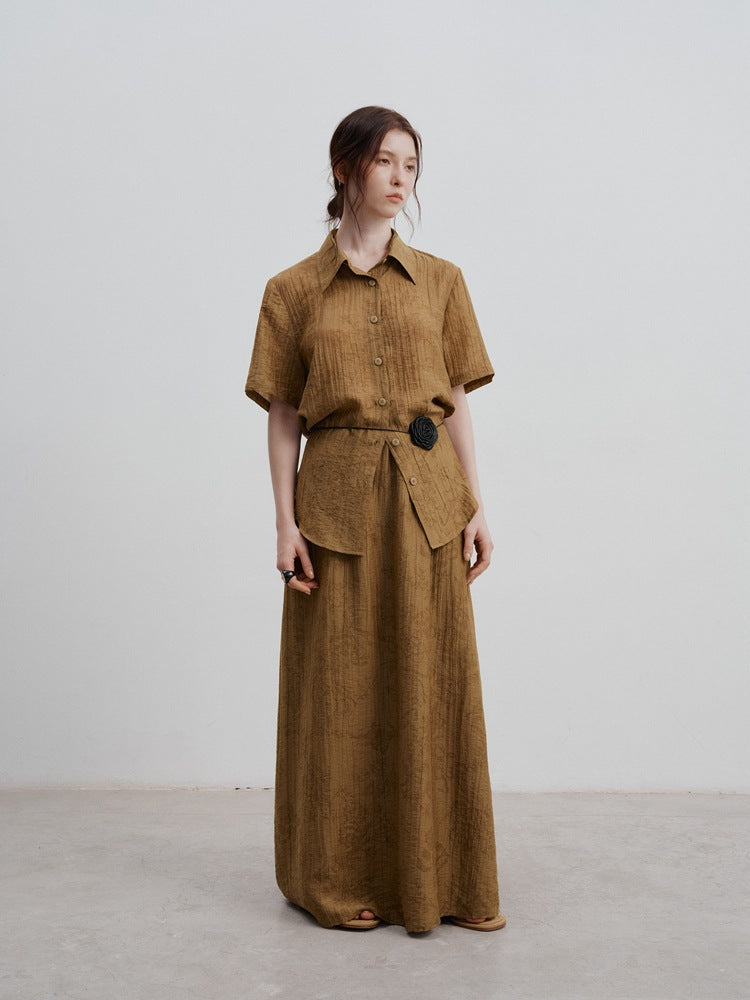 Giana™ | Romantic Drape Long Skirt Dresses