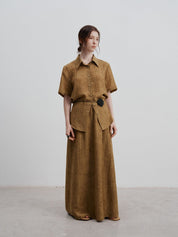 Giana™ | Romantic Drape Long Skirt Dresses
