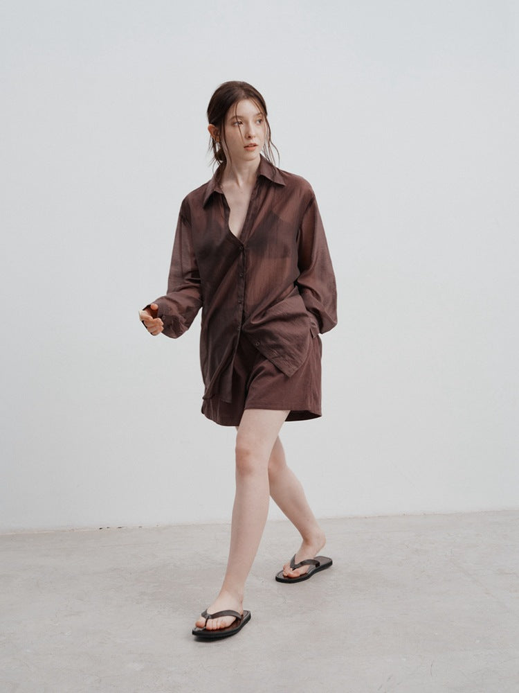 Vesper | High Waist A-line Wide Leg Shorts