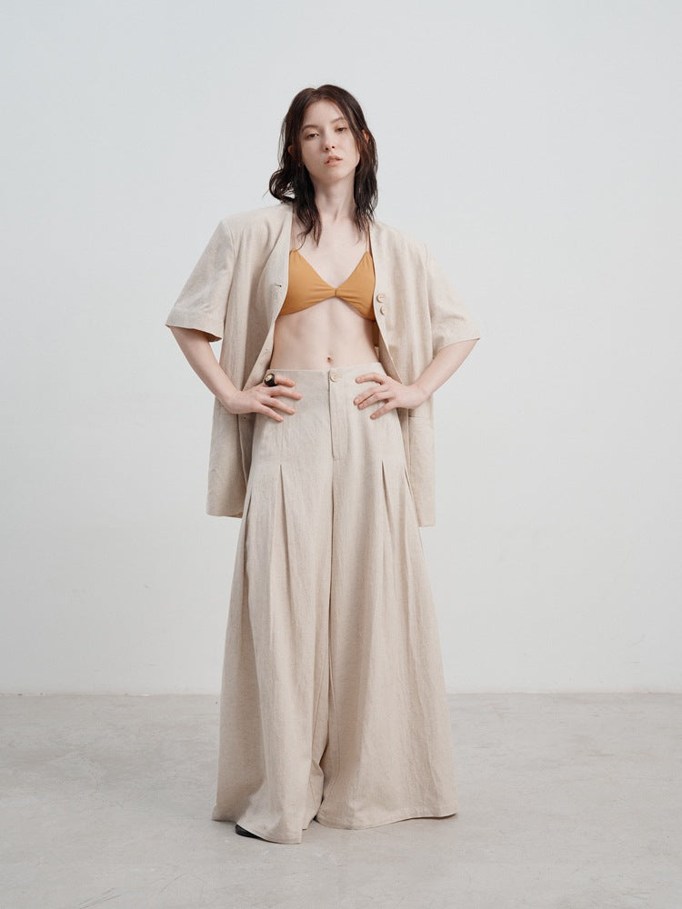 Adele Loose and Casual Long Pants for Effortless Summer Style