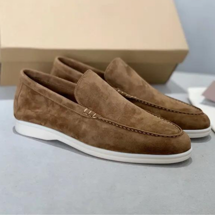 Stefano | Suède Loafers Brown Loffers