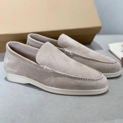 Stefano | Suède Loafers Beige Loffers