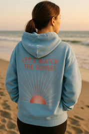 Zoey Evening Bliss Hoodie - Cozy & Chic Blue Women's Hoodie