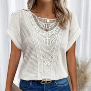 Pearl Ibiza Lace Blouse ‑ Elegant & Airy Women's Tops