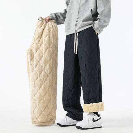 Cloud Comfort Quilted Pants Navy
