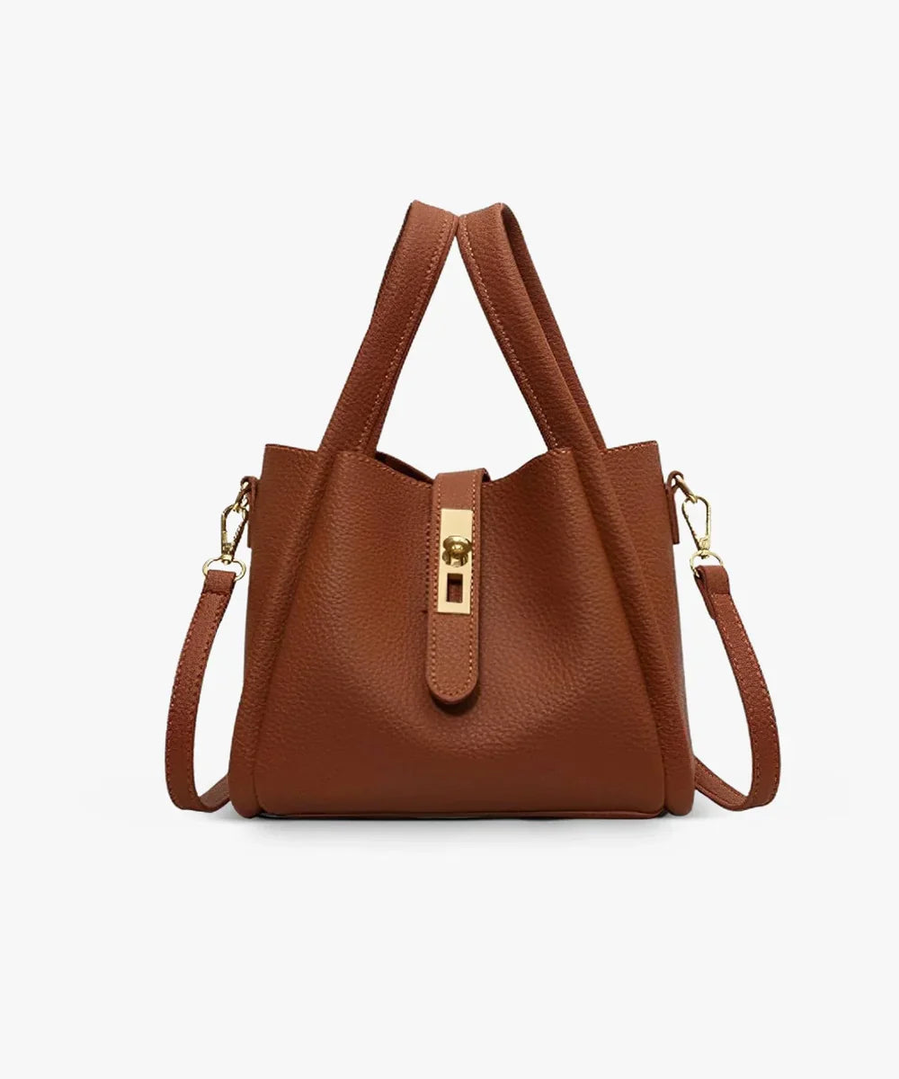 Anastasia | High Quality Vegan Leather Handbag Brown Bag