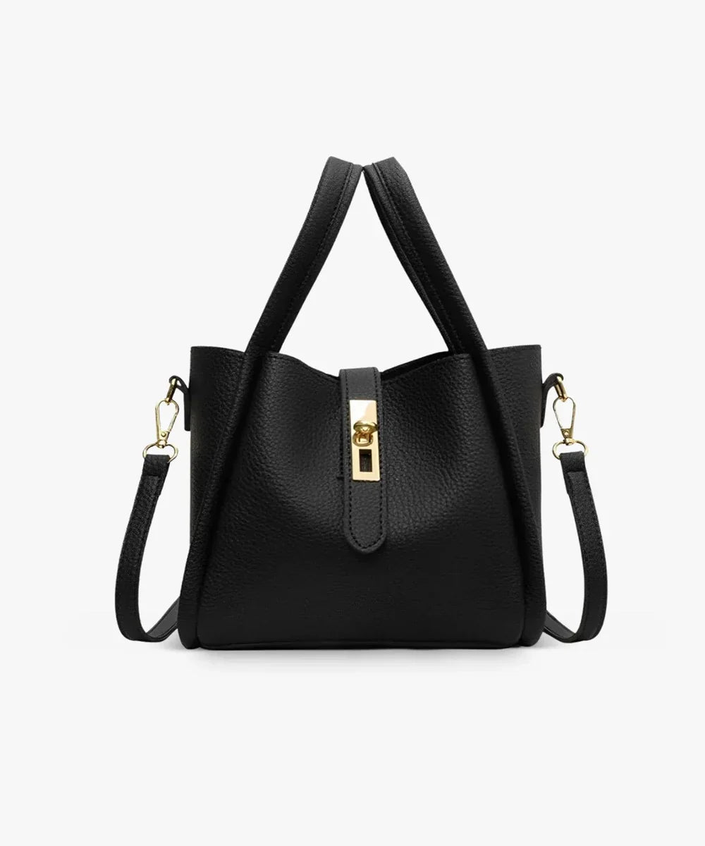 Anastasia | High Quality Vegan Leather Handbag Black Bag