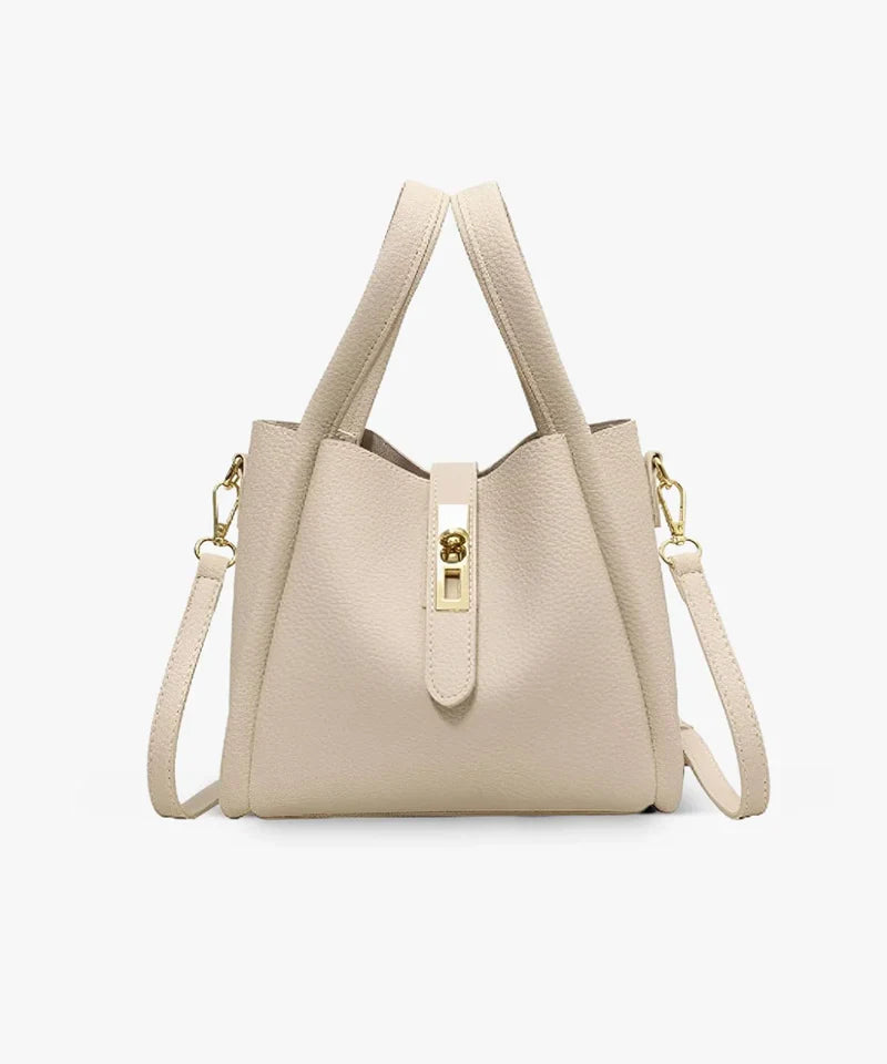 Anastasia | High Quality Vegan Leather Handbag White Bag