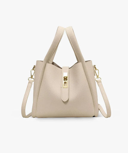 Anastasia™ | High Quality Vegan Leather Handbag White Bag