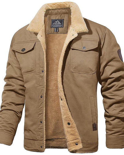 Premium Fleece Bomber Jacket Khaki Bomber Jacket