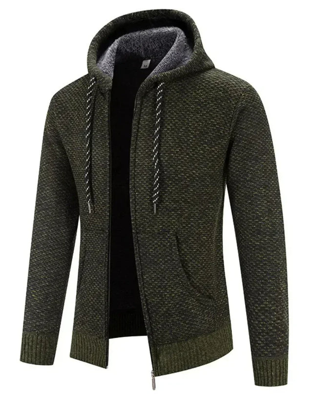 Micky | Zipper Sweater With Hood