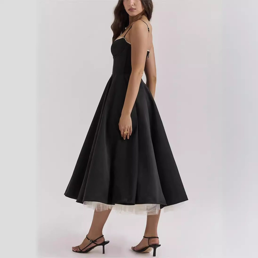 Puffy Long Maxi Dress – Flattering Volume & Comfort Dress