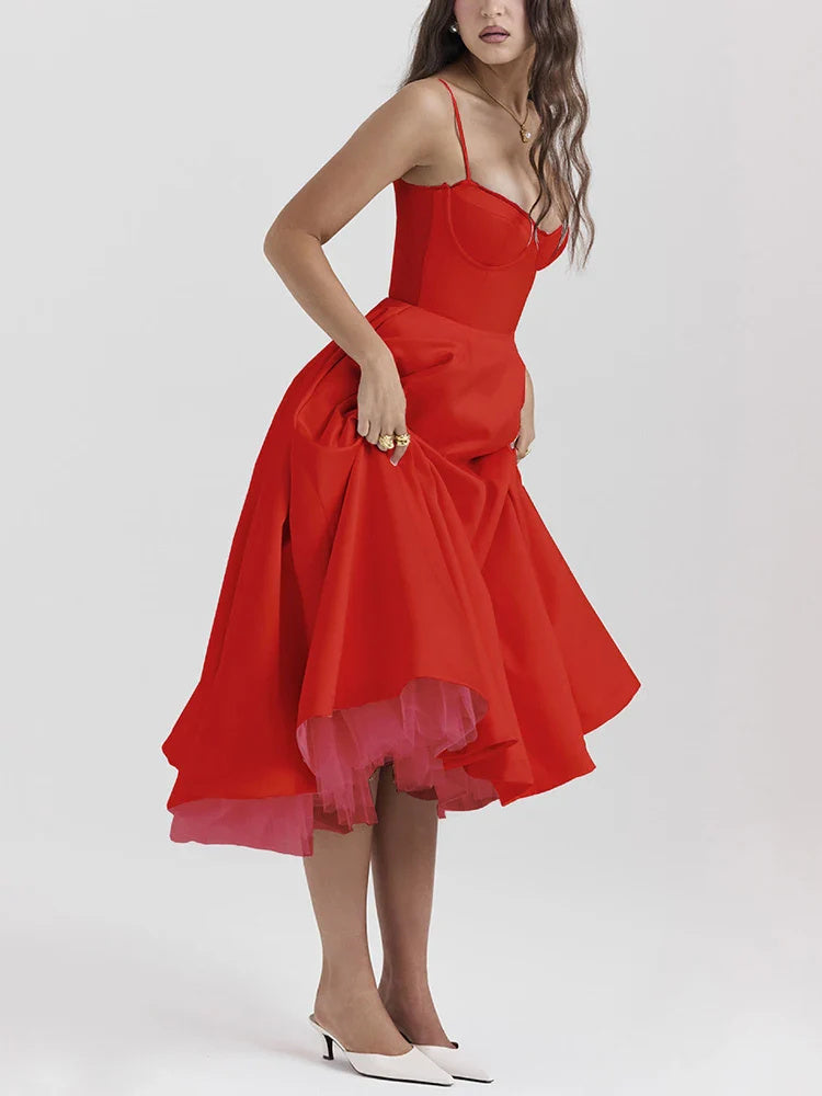 Puffy Long Maxi Dress – Flattering Volume & Comfort Dress